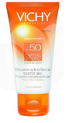 IDEAL SOLEIL VISO DRY TOUCH SPF50 50 ML - fitfarma.it