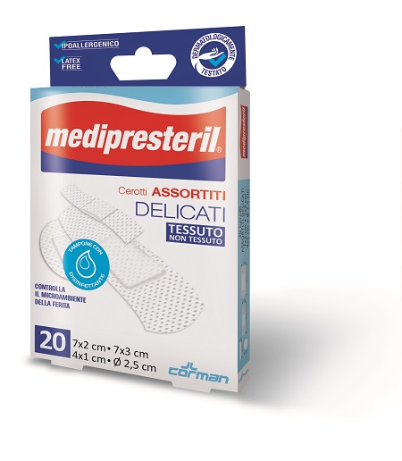 CEROTTO IN STRISCIA MEDIPRESTERIL DELICATO TNT 50X8CM - fitfarma.it