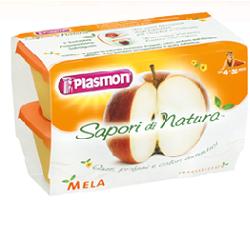PLASMON SAPORI DI NATURA OMOGENEIZZATO MELA 100 G X 4 PEZZI - fitfarma.it