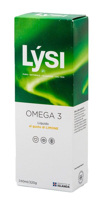 LYSI OMEGA3 LIQUIDO LIMONE 240 ML - fitfarma.it