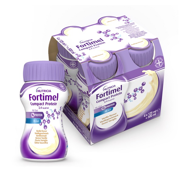 FORTIMEL COMPACT PROTEIN VANIGLIA 4 X 125 ML - fitfarma.it