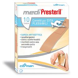 CEROTTO MEDIPRESTERIL DITA FLESSIBILE E RESISTENTE 10 PEZZI - fitfarma.it