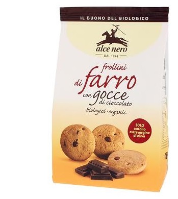 FROLLINO DI FARRO CON GOCCE CIOCCOLATO BIO 300 G - fitfarma.it