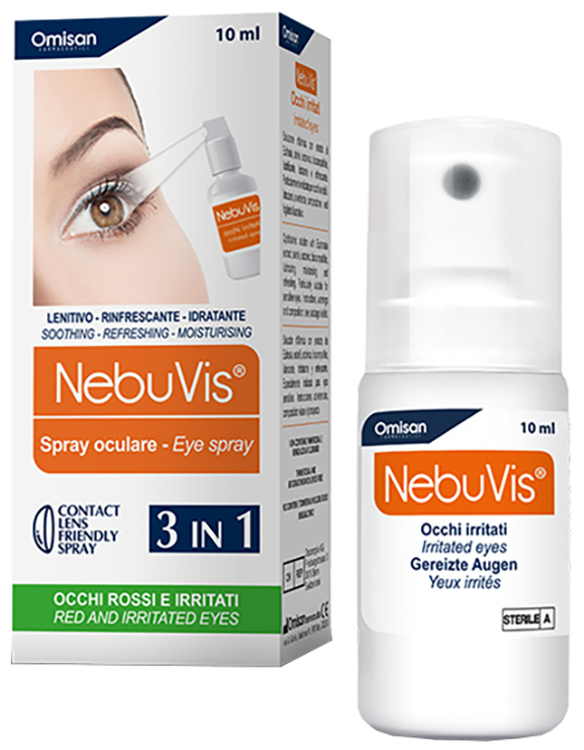 NEBUVIS OCCHI IRRITATI SPRAY 10 ML 1 PEZZO - fitfarma.it