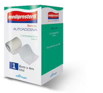 BENDA ADESIVA MEDIPRESTERIL 8X400 CM - fitfarma.it