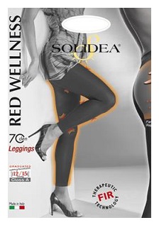 RED WELLNESS 70 LEGGINS NERO 3ML - fitfarma.it