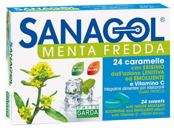 SANAGOL MENTA FREDDA 24 CARAMELLE - fitfarma.it