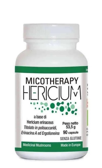 MICOTHERAPY HERICIUM 90 CAPSULE FLACONE 53,50 G - fitfarma.it
