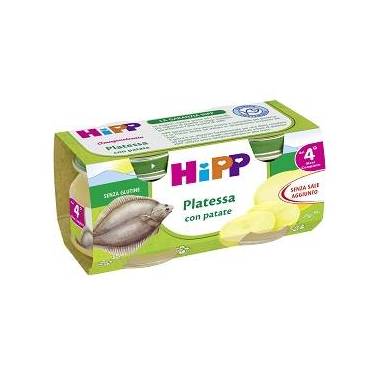 HIPP OMOGENEIZZATO PLATESSA CON PATATE 2X80 G - fitfarma.it