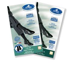 CALZA UOMO COTONE 140 DENARI MEDIA BLU - fitfarma.it