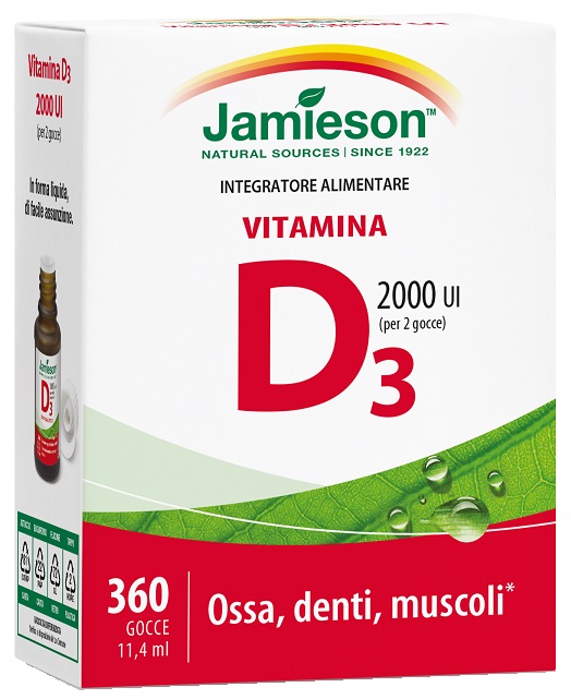 JAMIESON VITAMINA D GOCCE 11,4 ML - fitfarma.it