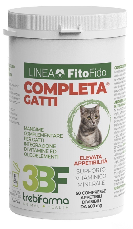 COMPLETA GATTI 50 COMPRESSE BARATTOLO 25 G - fitfarma.it