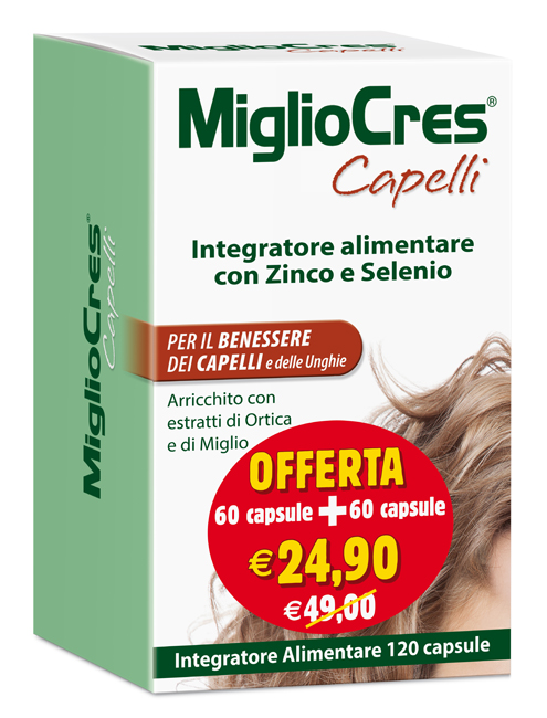 MIGLIOCRES 60+60 CAPSULE 60 G PROMOZIONE - fitfarma.it