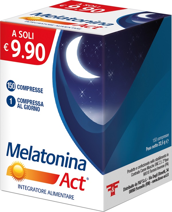 MELATONINA ACT 1 MG 150 COMPRESSE - fitfarma.it