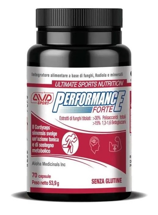 PERFORMANCE FORTE 70 CAPSULE FLACONE 53,9 G - fitfarma.it