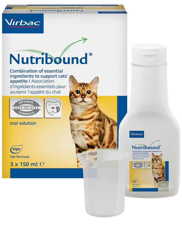 NUTRIBOUND SOLUZIONE ORALE APPETIBILE PER GATTO 3 FLACONI DA 150 ML - fitfarma.it