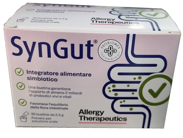SYNGUT 30 BUSTINE DI LIOFILIZZATO DA 2,5 G IN ASTUCCIO 75 G - fitfarma.it