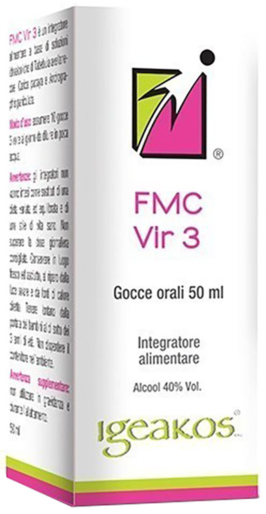 FMC VIR 3 GOCCE ORALI 50 ML - fitfarma.it