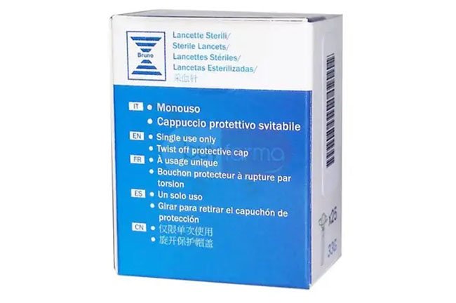LANCETTE PUNGIDITO BRUNO 25 PEZZI - fitfarma.it