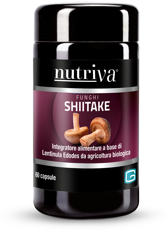 NUTRIVA SHITAKE 60 VEGICAPSULE - fitfarma.it