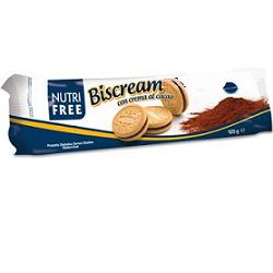 NUTRIFREE BISCREAM CON CREMA AL CACAO 125 G - fitfarma.it
