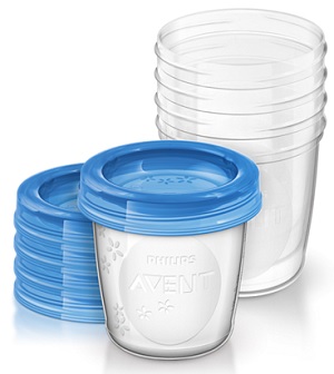 AVENT VASETTI VIA COPERCHIO 180 ML 5 PEZZI - fitfarma.it