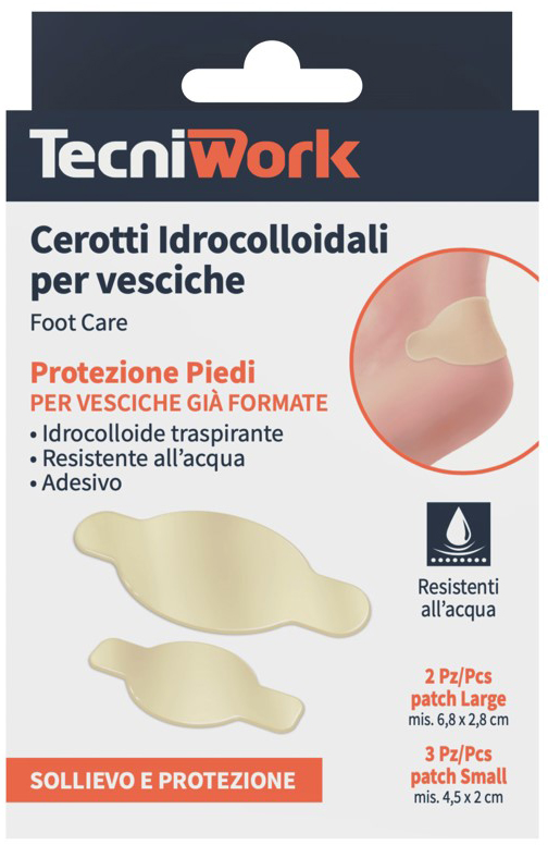 CEROTTI IDROCOLLOIDALI PER VESCICHE 5 PEZZI - fitfarma.it