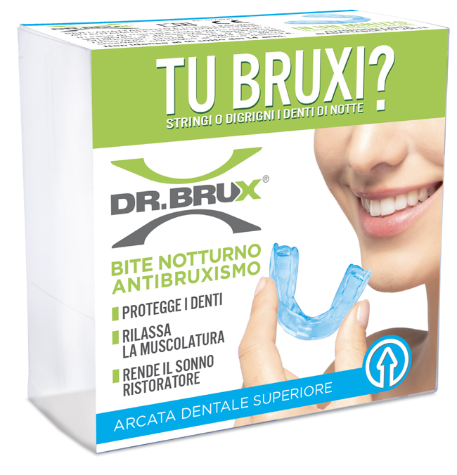 DR BRUX BITE NOTTE SUP AZZURRO - fitfarma.it