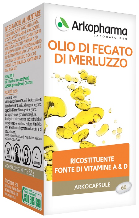 ARKO CAPSULE OLIO FEG MERLUZ 60PRL - fitfarma.it