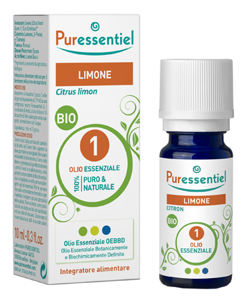 PURESSENTIEL LIMONE OLIO ESSENZIALE BIO 10 ML - fitfarma.it