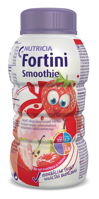 FORTINI SMOOTHIE MULTI FIBRE GUSTO FRUTTI ROSSI 200 ML - fitfarma.it