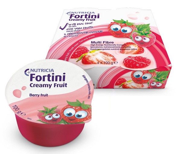 FORTINI CREAMY FRUIT MULTI FIBRE FRUTTI ROSSI 4X100 G - fitfarma.it