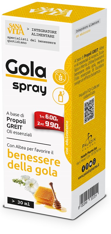 SANAVITA GOLA SPRAY 30 ML - fitfarma.it