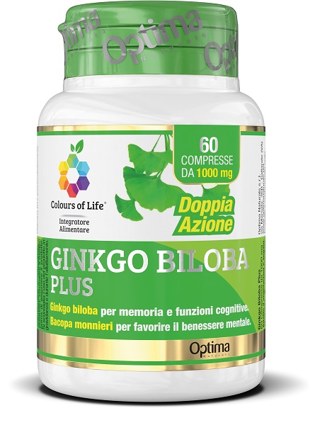 COLORUS OF LIFE GINKGO BILOBA PLUS 60 COMPRESSE 1000 MG - fitfarma.it