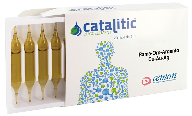 CATALITIC OLIGOELEMENTI RAME ORO ARGENTO CU-AU-AG 20 AMPOLLE - fitfarma.it