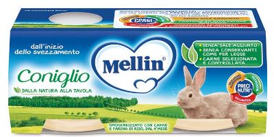 MELLIN OMOGENEIZZATO CONIGLIO 2 X 80 G - fitfarma.it