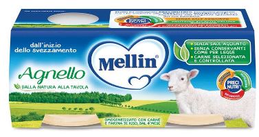 MELLIN OMOGENEIZZATO AGNELLO 2 PEZZI X 80 G - fitfarma.it