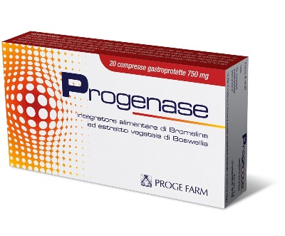 PROGENASE 20 COMPRESSE GASTROPROTETTE - fitfarma.it