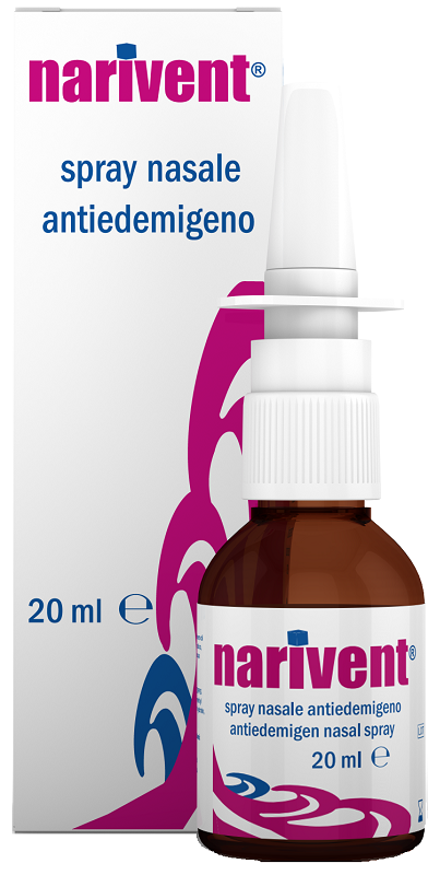 SPRAY NASALE ANTIEDEMIGENO NARIVENT FLACONE 20 ML - fitfarma.it