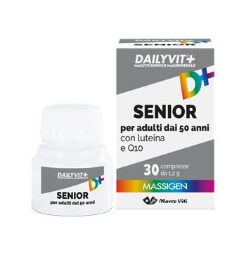 DAILYVIT+ SENIOR MULTIVITAMINICO E MULTIMINERALE 30 COMPRESSE - fitfarma.it