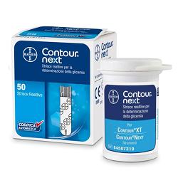 STRISCE MISURAZIONE GLICEMIA CONTOUR NEXT 50 PEZZI - fitfarma.it
