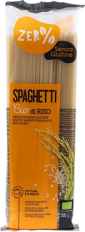 ZERO% GLUTINE PASTA RISO SPAGHETTI SENZA GLUTINE BIO 500 G - fitfarma.it