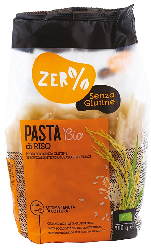 ZERO% GLUTINE PASTA RISO PENNE SENZA GLUTINE BIO 500 G - fitfarma.it