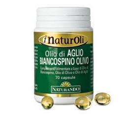 I NATUROLI OLIO DI AGLIO BIANCOSPINO OLIVO 70 PERLE - fitfarma.it