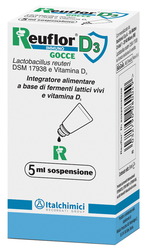 REUFLOR D3 GOCCE 5 ML - fitfarma.it