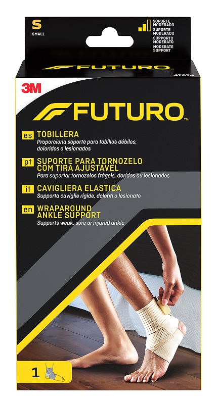 CAVIGLIERA ELASTICA FUTURO SMALL DIMENSIONE 18/20,5CM - fitfarma.it