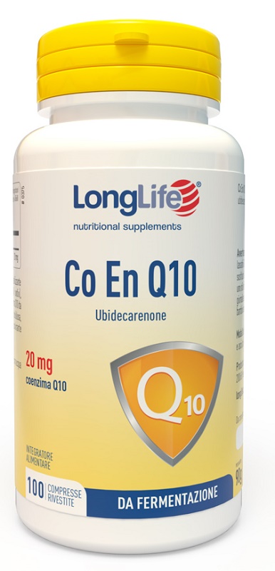 LONGLIFE CO EN Q10 20MG 100 COMPRESSE - fitfarma.it