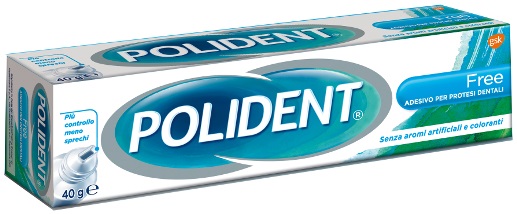 POLIDENT FREE ADESIVO PER PROTESI DENTARIA 40 G - fitfarma.it