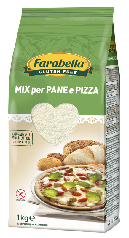 FARABELLA FARINA PREPARATO PANE/PIZZA 1 KG - fitfarma.it