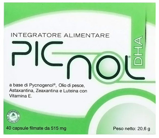 PICNOL DHA 40 CAPSULE 21,11 G - fitfarma.it